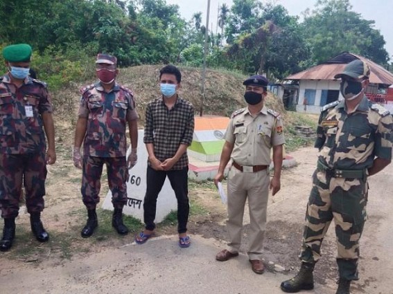 Arunachal Pradesh boy has been released from Bangladesh through Belonia Border : He was Jailed for 3 Years in Bangladesh after Crossing Border without Passport 